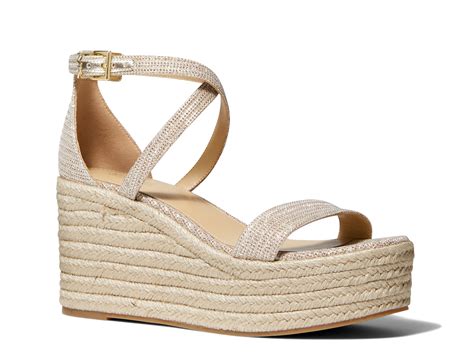 michael michael kors serena wedge espadrille|michael kors cicely wedge sandals.